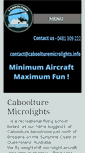 Mobile Screenshot of caboolturemicrolights.info